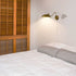 Set of 2 Modern Brass Metal Wall Sconce with On/Off Switch Plug-in or Hardwired Swing Arm Wall Light Fixture